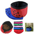 Collapsible Fabric Pet Bowl